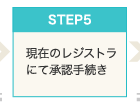 Step6　現在のレジストラにて承認手続き